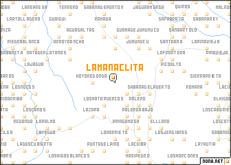 map of La Manaclita