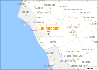 map of La Managua