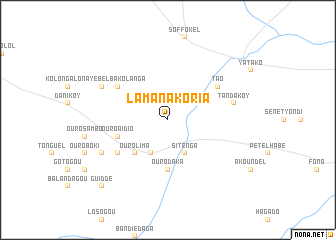 map of Lamana Koria