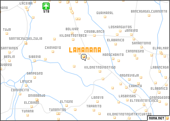 map of La Mañana