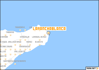 map of La Mancha Blanca
