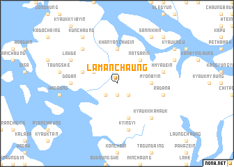 map of Lamanchaung