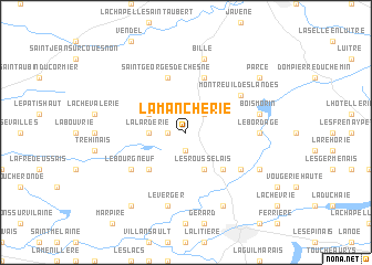 map of La Mancherie