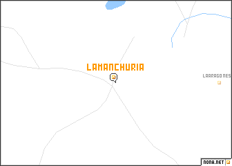 map of La Manchuria