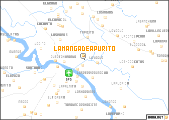 map of La Manga de Apurito