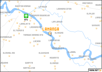 map of La Manga