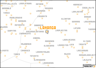 map of La Manga