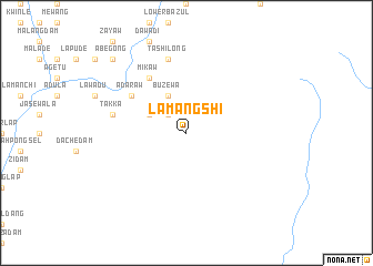 map of Lamangshi