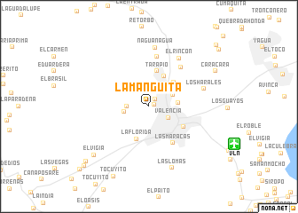 map of La Manguita