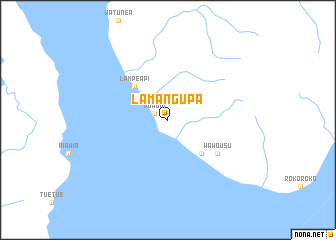 map of Lamangupa