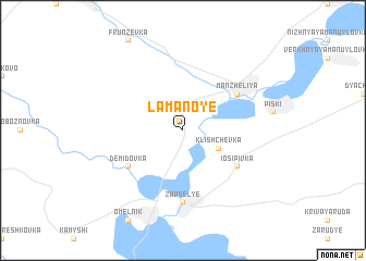 map of Lamanoye
