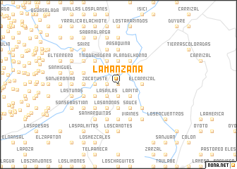 map of La Manzana