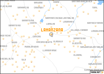 map of La Manzana