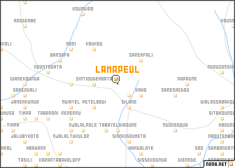 map of Lama Peul