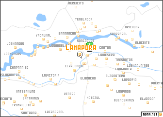 map of La Mapora