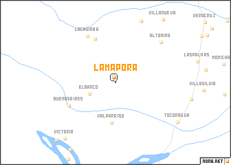 map of La Mapora