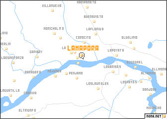 map of La Mapora