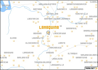 map of La Máquina