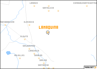 map of La Máquina