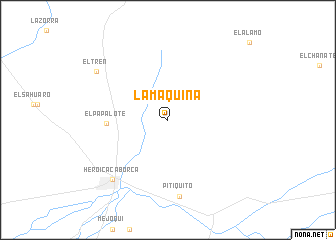map of La Máquina