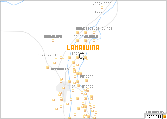 map of La Máquina