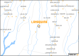 map of La Máquina