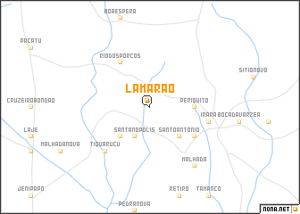 map of Lamarão