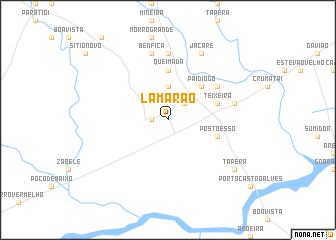 map of Lamarão