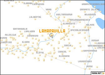 map of La Maravilla