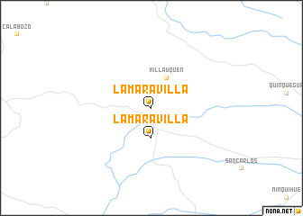 map of La Maravilla