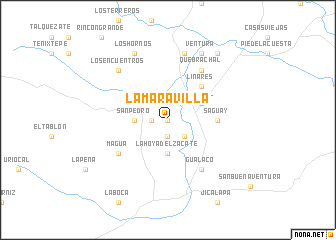 map of La Maravilla