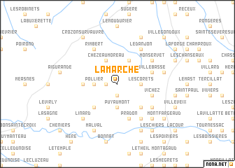 map of La Marche