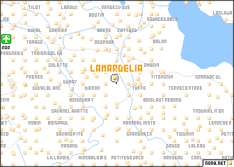 map of La Mardelia