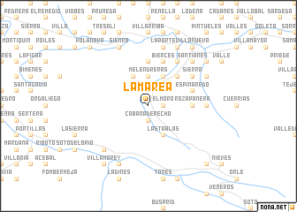 map of La Marea
