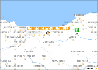 map of La Mare de Tourlaville