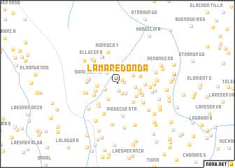 map of Lama Redonda