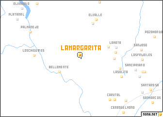 map of La Margarita