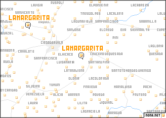 map of La Margarita