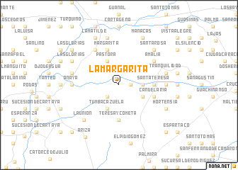 map of La Margarita