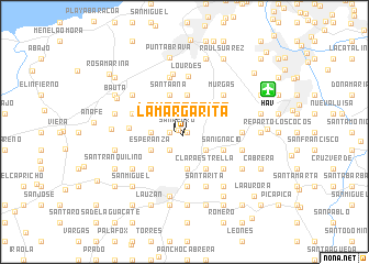 map of La Margarita