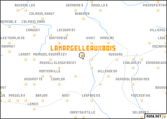 map of Lamargelle-aux-Bois