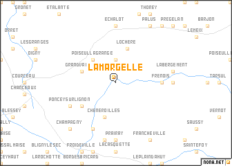 map of Lamargelle