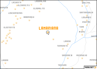 map of La Mariana