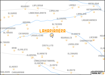 map of La Marianera