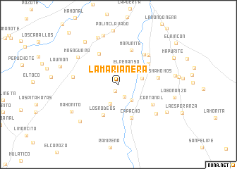 map of La Marianera