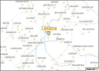 map of La Maria