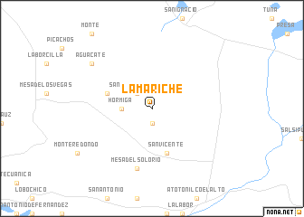 map of La Mariche