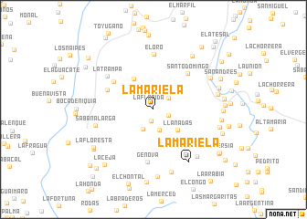 map of La Mariela
