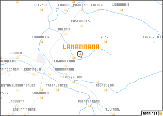 map of La Mariñana