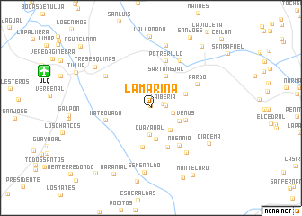 map of La Marina